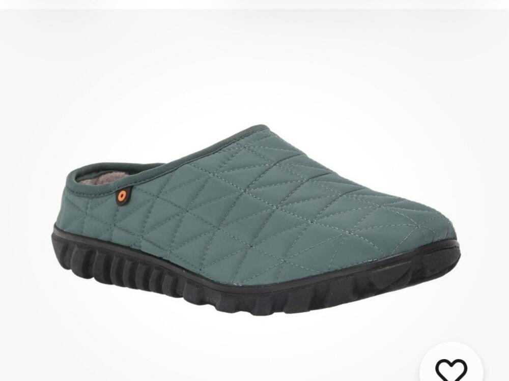 BOGG SNOWDAY II SLIPPER, casual slipper - size 8 - Jade green color